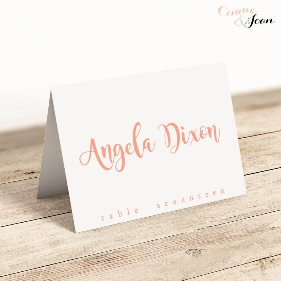 Printable Folded Place Cards Table Name Cards Template Within Table Name Card Template