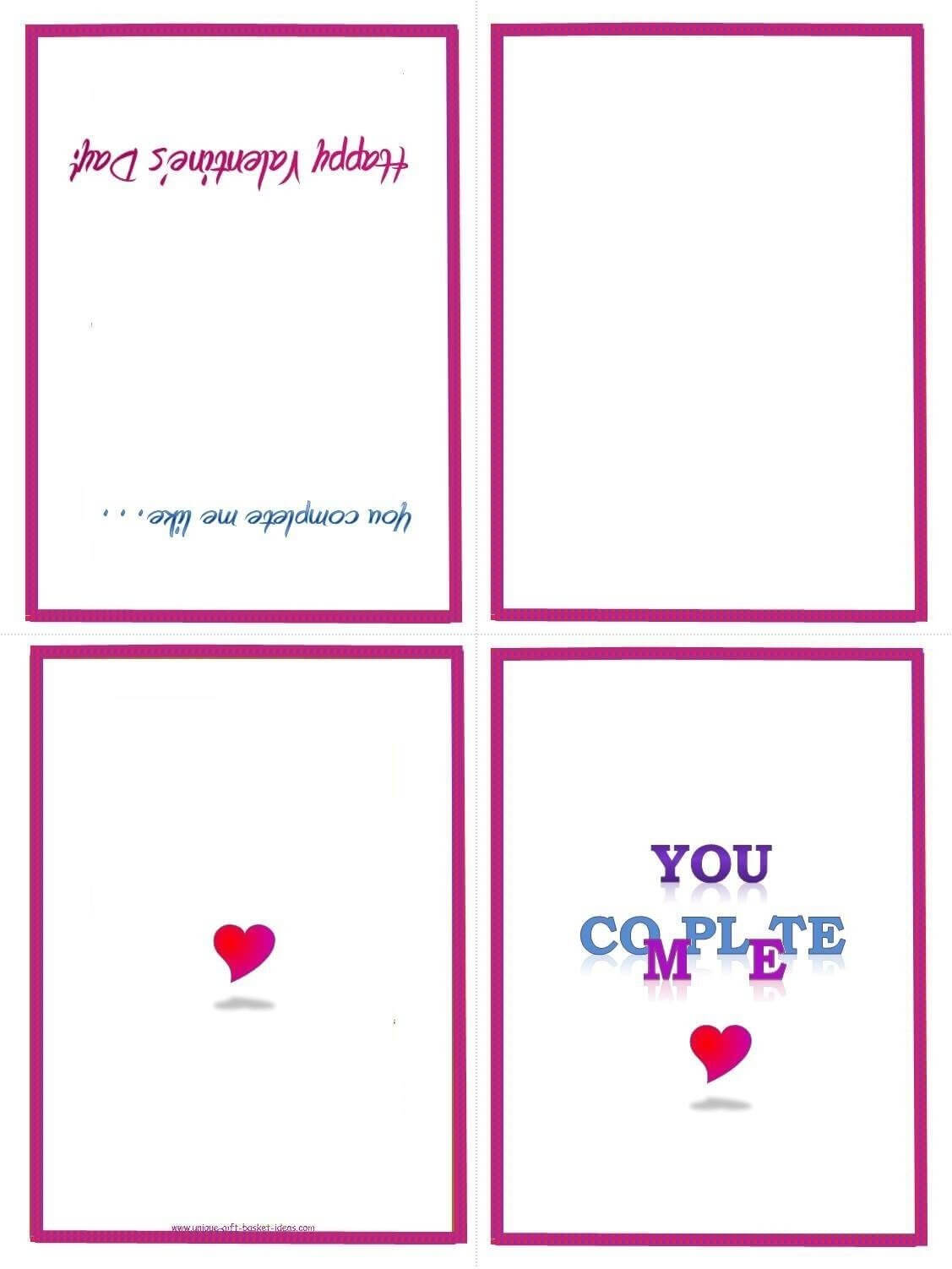 Printable Folding Card Template | Theveliger Throughout Foldable Birthday Card Template