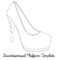 Printable High Heel Stencil Best Photos Of &lt;B&gt;High Heel regarding High Heel Template For Cards