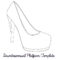 Printable High Heel Stencil Best Photos Of &lt;B&gt;High Heel with High Heel Shoe Template For Card