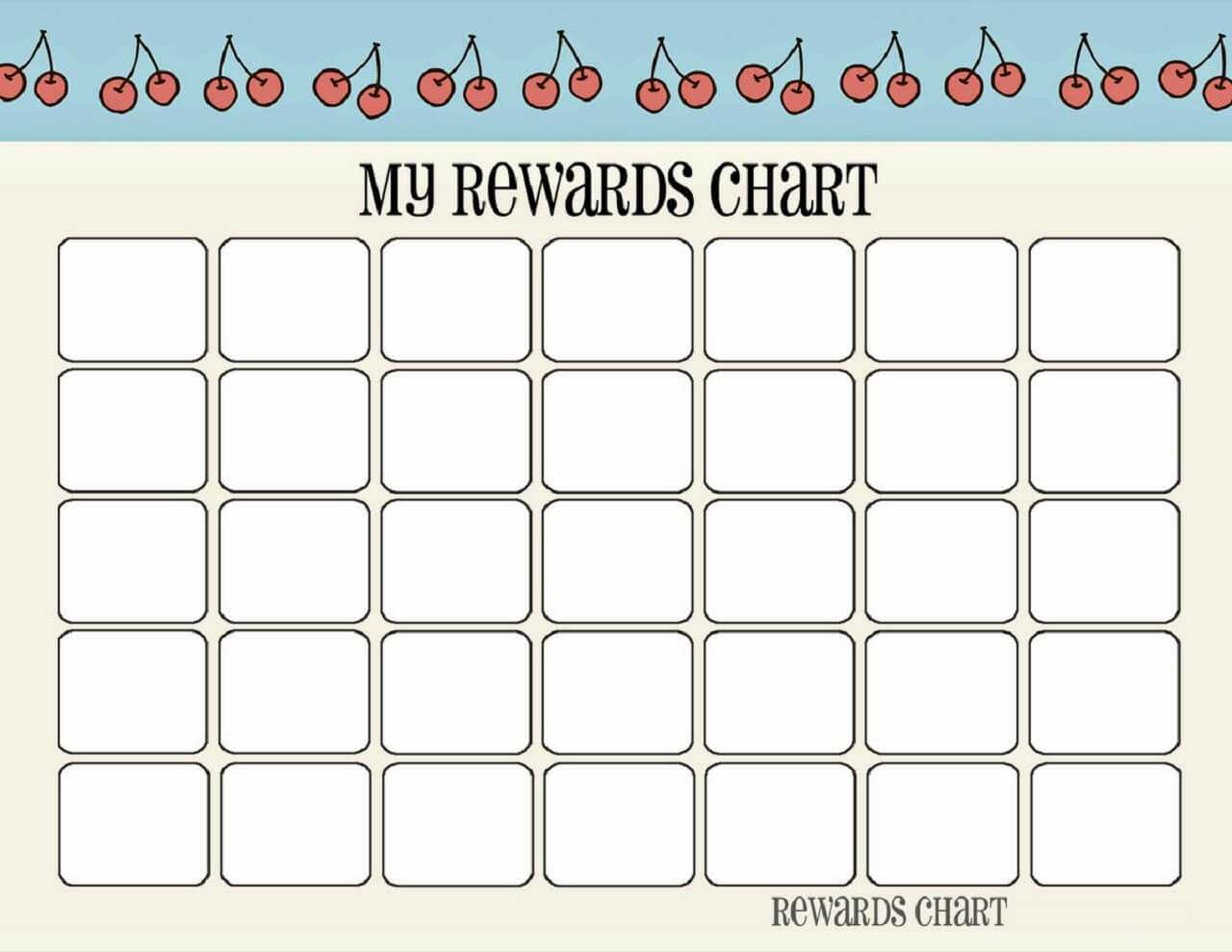 Printable Reward Chart Template | Activity Shelter Intended For Blank Reward Chart Template