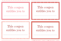 Printable Valentine Coupon Book Blank | Coupon Template throughout Blank Coupon Template Printable