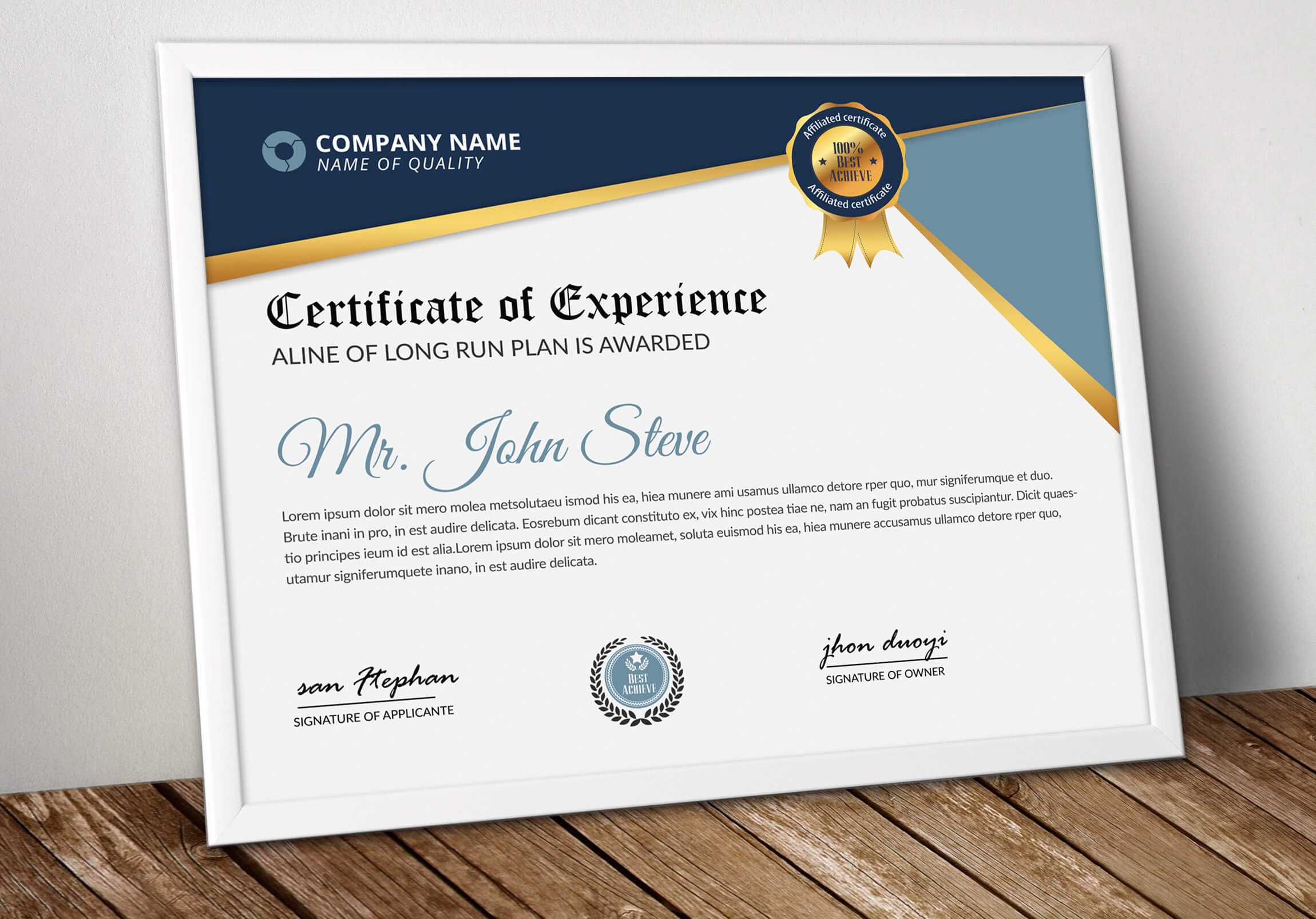 Professional Certificatetemplate Word – Vsual Throughout High Resolution Certificate Template