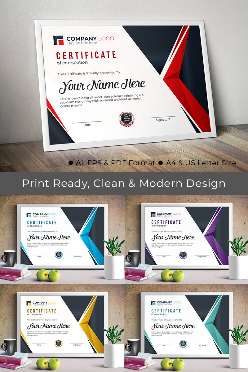 Professional Completion Award Certificate Template Throughout Professional Award Certificate Template