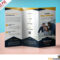 Professional Corporate Tri-Fold Brochure Free Psd Template with Brochure Psd Template 3 Fold
