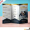 Professional Corporate Tri-Fold Brochure Free Psd Template within 3 Fold Brochure Template Free Download