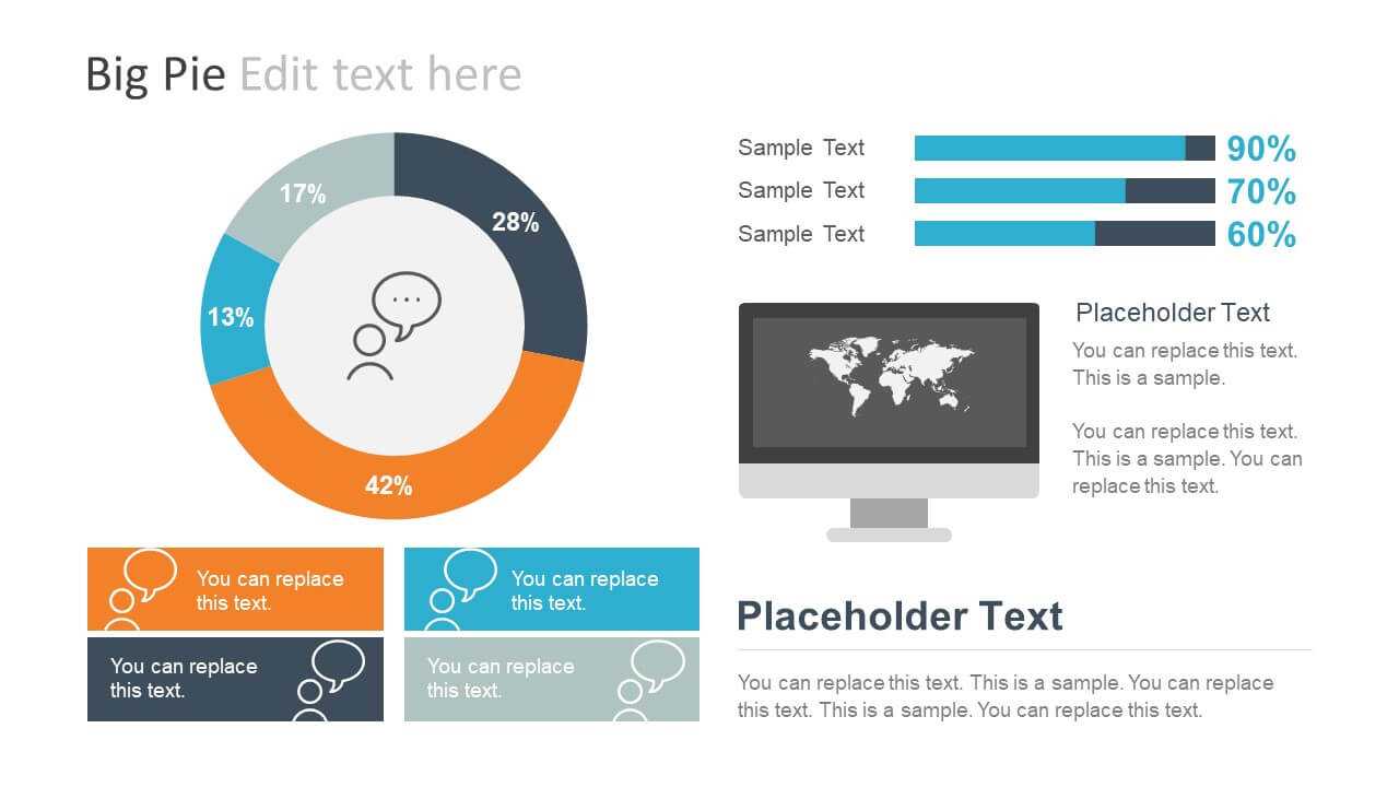 Professional Report Infographics Powerpoint Template Pertaining To Powerpoint Replace Template