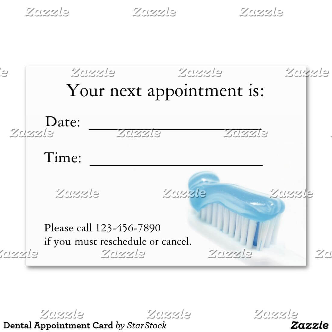 Profile Card | Dental | Dental, Dental Technician, Custom With Dentist Appointment Card Template