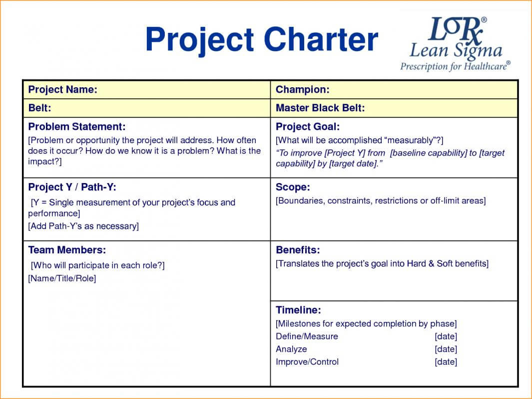 Project Charter Example | Template Business For Team Charter Template Powerpoint