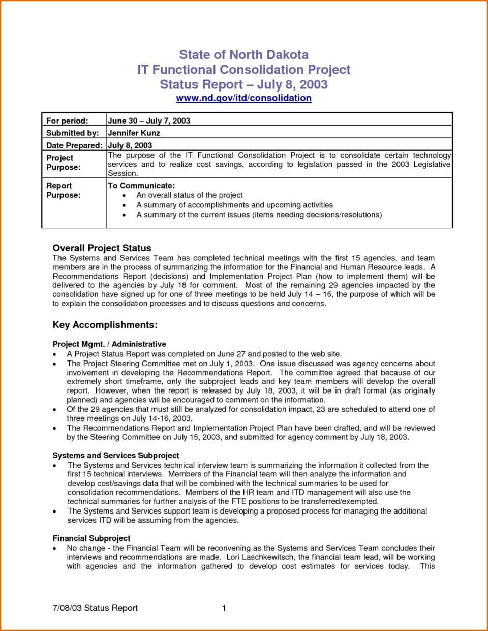 Project Monthly Report Template And Form Sample For Your Within How To Write A Monthly Report Template