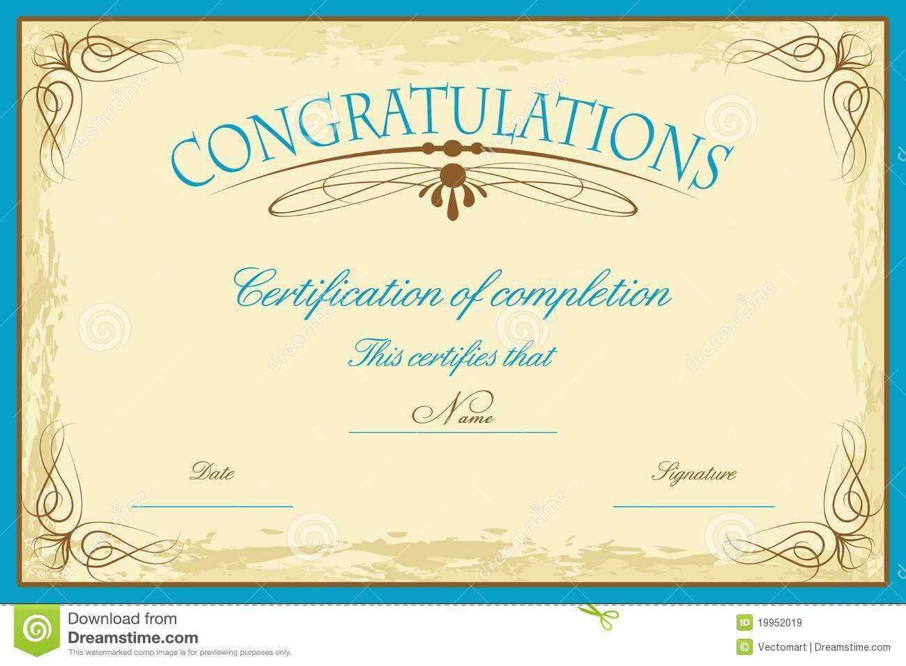 Promotion Certificate Template Word Within Promotion Pertaining To Promotion Certificate Template