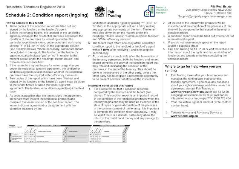 Property Inspection Manager Inside Property Condition Assessment Report Template