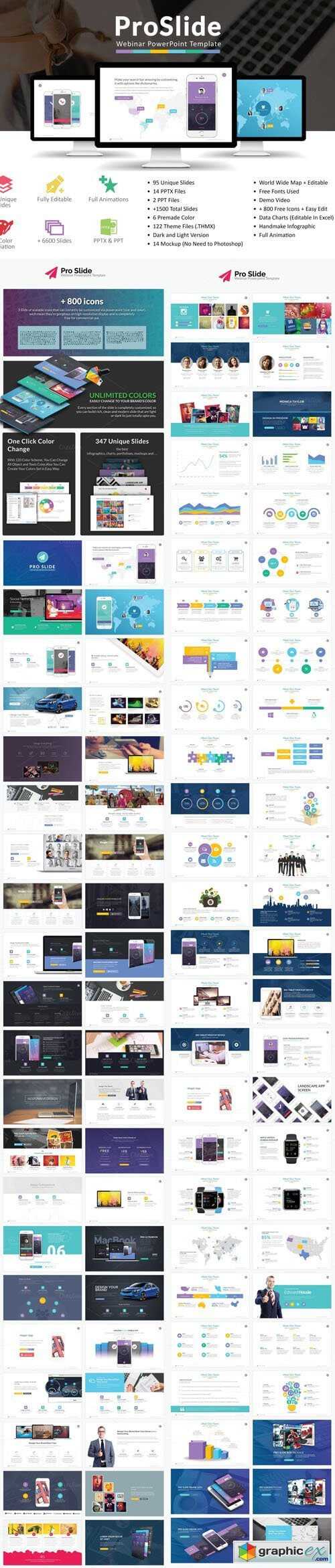 Proslide Webinar Powerpoint Template » Free Download Vector With Webinar Powerpoint Templates