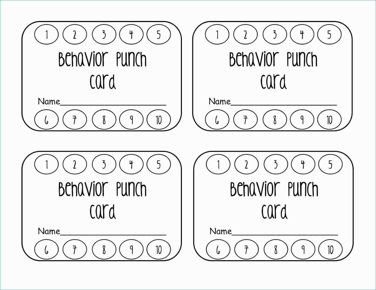 Punch Card Template 650*502 – Free Punch Card Template Regarding Reward Punch Card Template