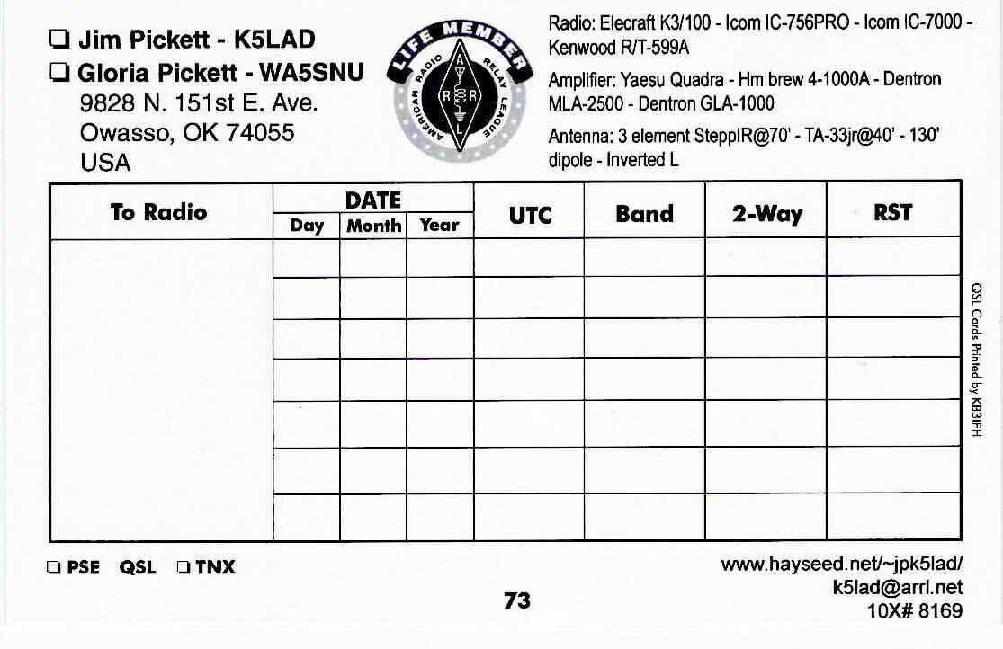 Qsl Cards Template. Qsl Cards Templates. Pdf Qsl Cards For Inside Qsl Card Template