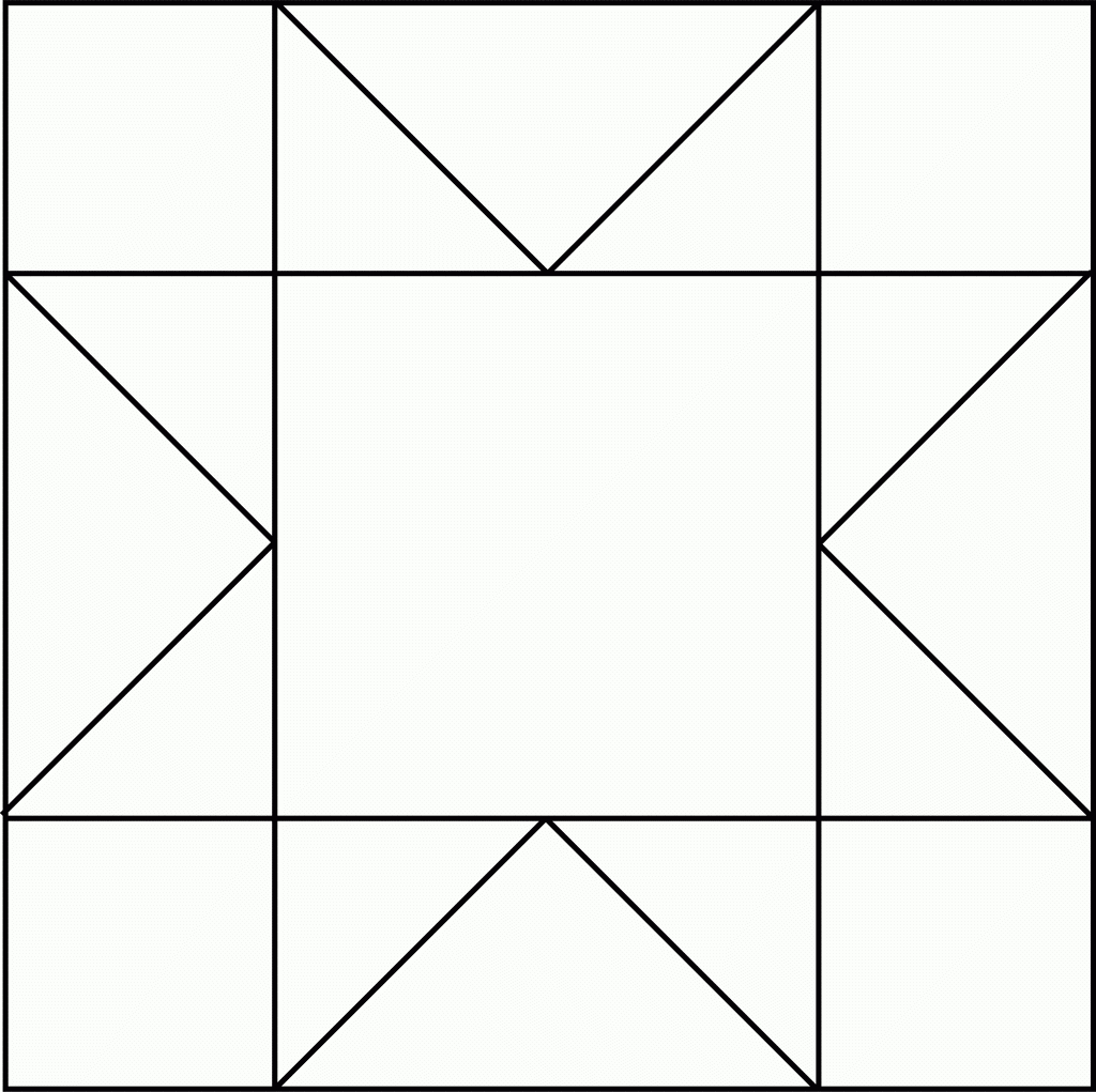 Quilt Patterns Coloring Pages | Only Coloring Pages | Indian With Blank Pattern Block Templates