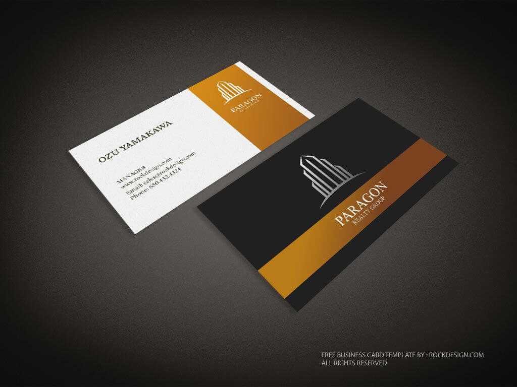 Real Estate Business Card Template | Download Free Design Inside Free Complimentary Card Templates