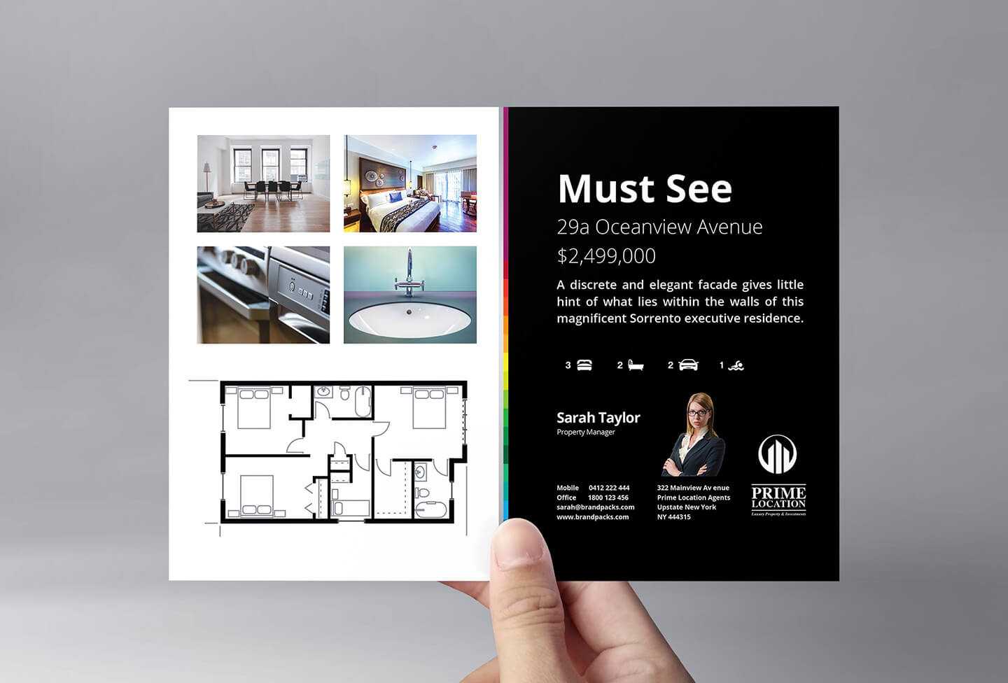 Real Estate Flyer Template In Psd, Ai & Vector – Brandpacks Regarding Real Estate Brochure Templates Psd Free Download