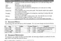 Report Spec Template | Glendale Community pertaining to Section 37 Report Template