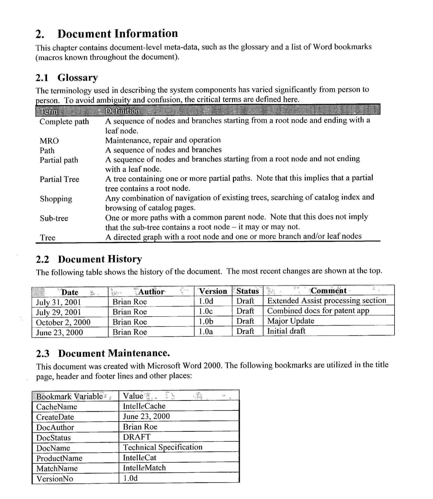 Report Spec Template | Glendale Community Pertaining To Section 37 Report Template