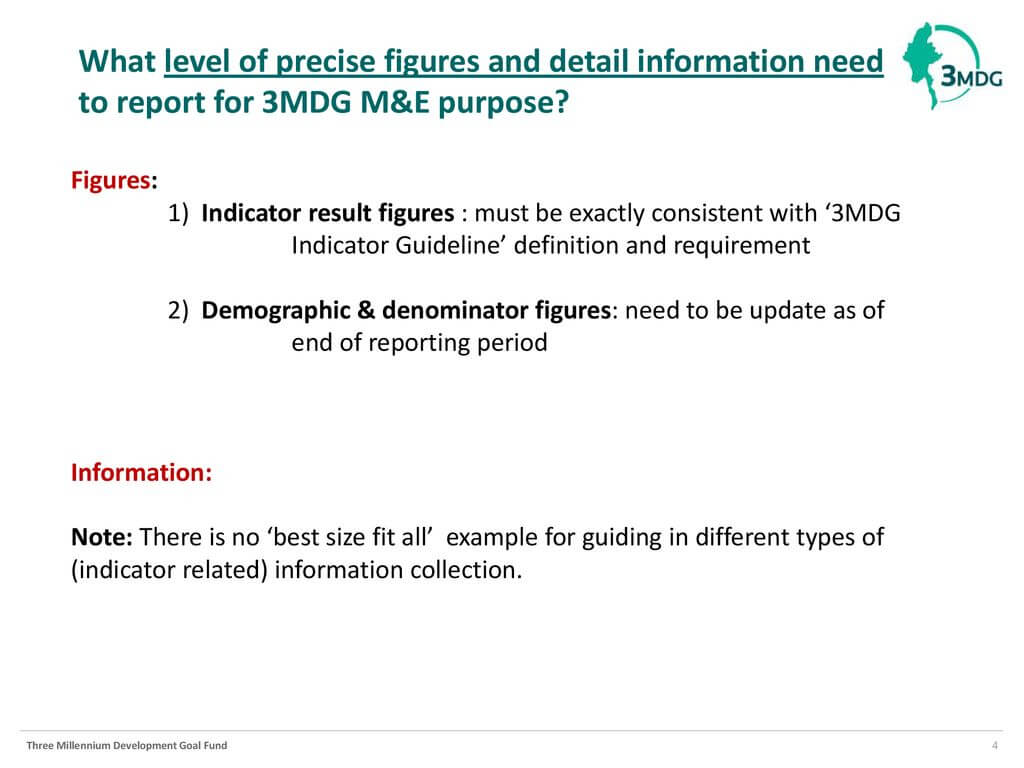 Reporting Template (M&e Section) January 12 , Ppt Download Regarding M&e Report Template