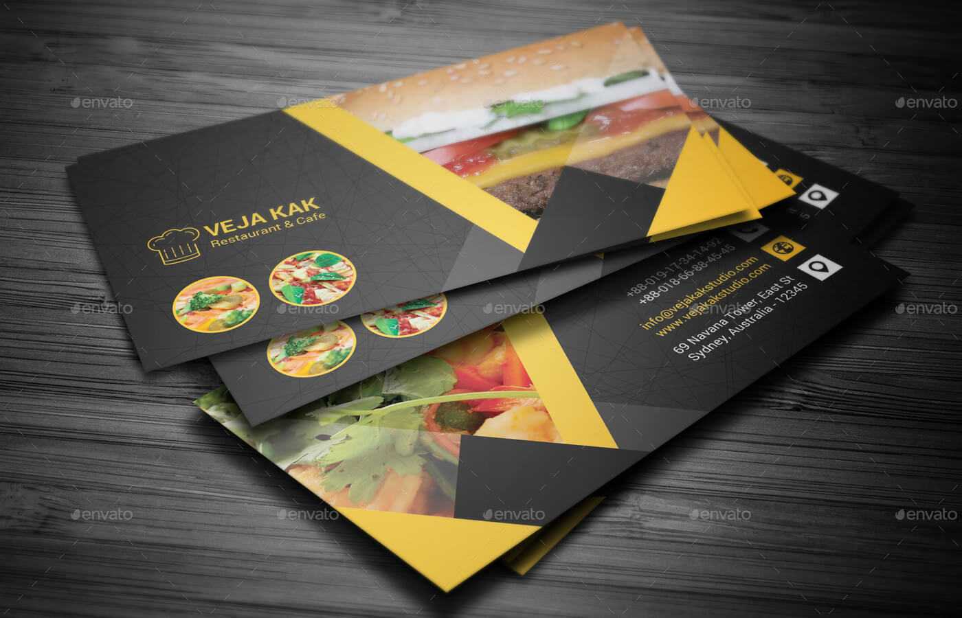 Restaurant Business Card Within Restaurant Business Cards Templates Free