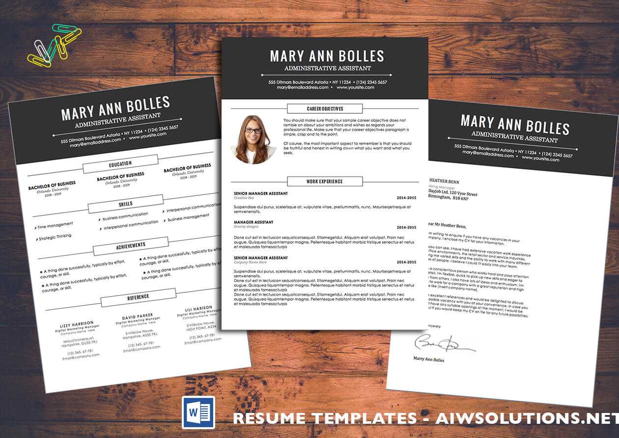 Resume Template Id02 Throughout Resume Templates Word 2007