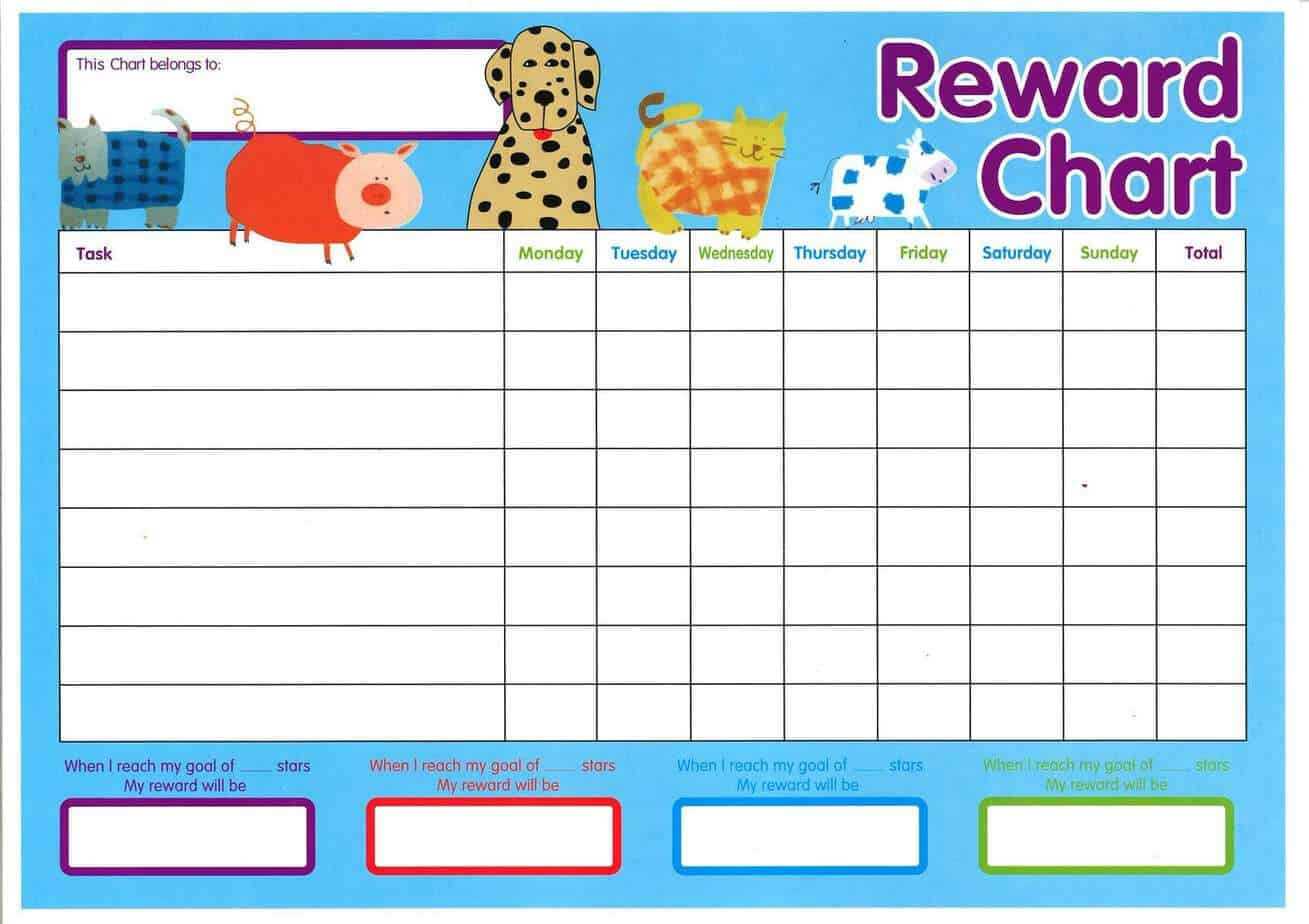 Reward Chart Templates – Word Excel Fomats Pertaining To Reward Chart Template Word