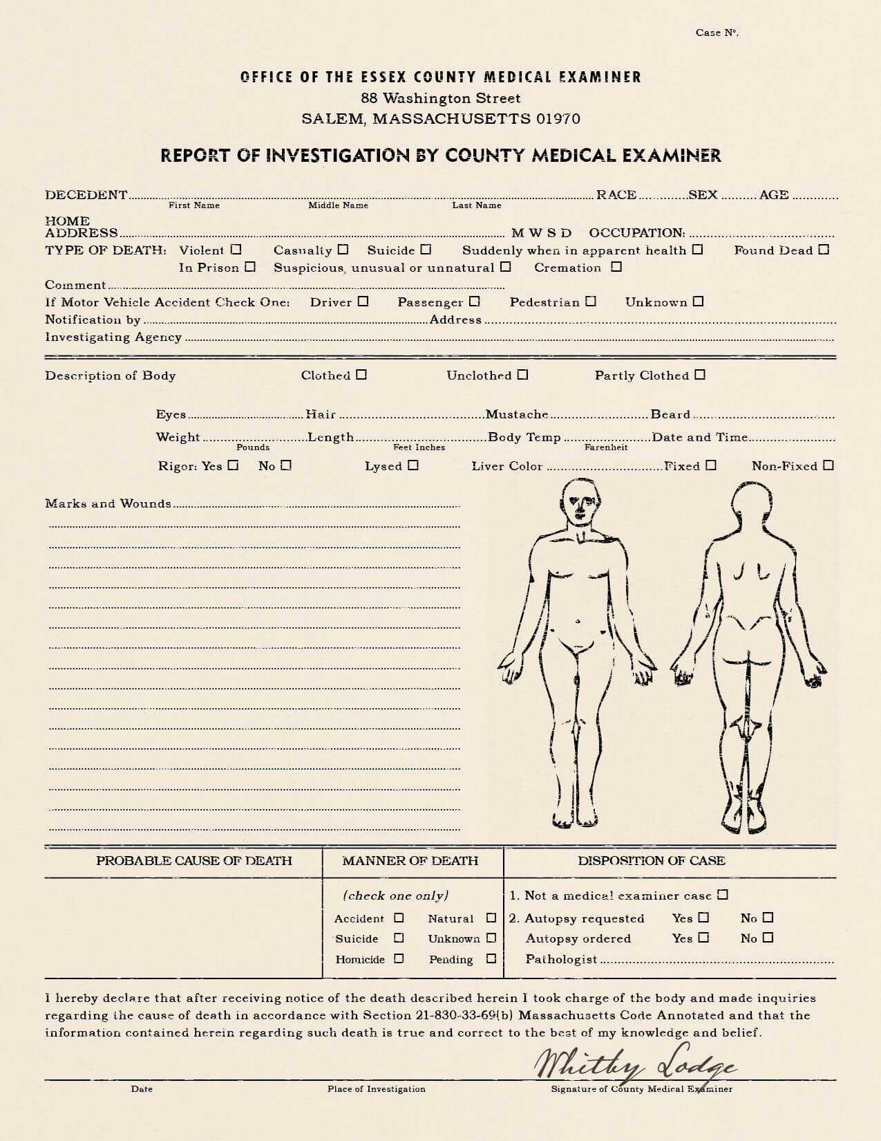 Rites Of Solstice | Cthulhu, Whispers In The Dark, Haunted Throughout Autopsy Report Template