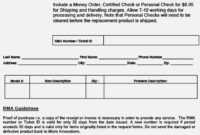 Rma Report Template - 10+ Professional Templates Ideas | 10+ with regard to Rma Report Template