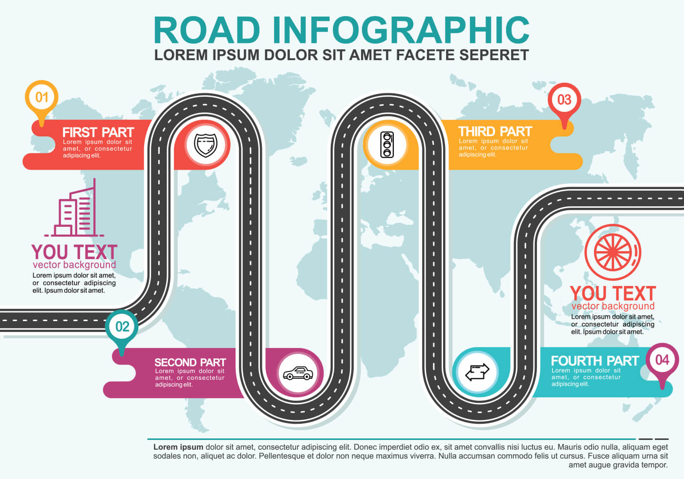 Roadmap Free Vector Art – (31,884 Free Downloads) Throughout Blank Road Map Template
