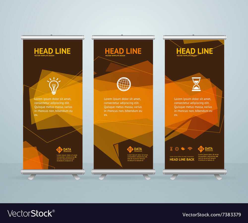 Roll Up Banner Stand Design Template For Banner Stand Design Templates