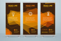 Roll Up Banner Stand Design Template for Pop Up Banner Design Template