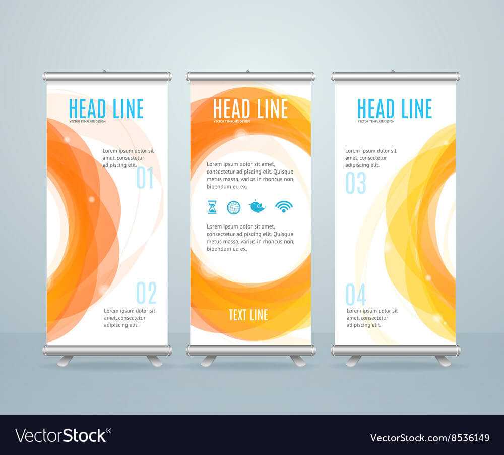 Roll Up Banner Stand Design Template Inside Banner Stand Design Templates