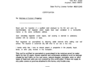Roof Certification Form Template - Fill Online, Printable in Roof Certification Template
