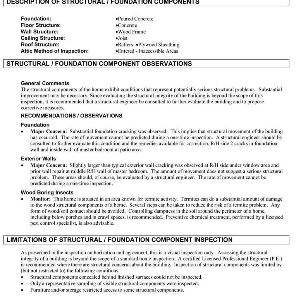 Roof Inspection Report Template Sample Commercial Templates Throughout Roof Inspection Report Template