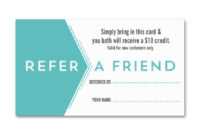 Salon Referral Business Card | Zazzle | Referral Cards in Referral Card Template
