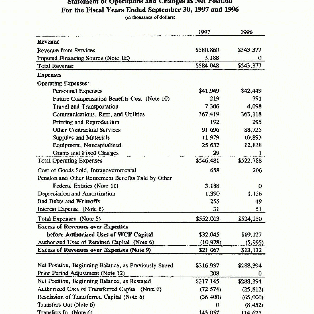 Sample Annual Financial Report Format Project Statement In Credit Analysis Report Template