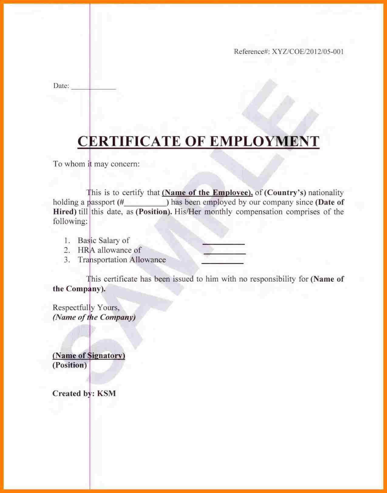 Sample Certification Employment Certificate Tugon Med Clinic Intended For Certificate Of Employment Template