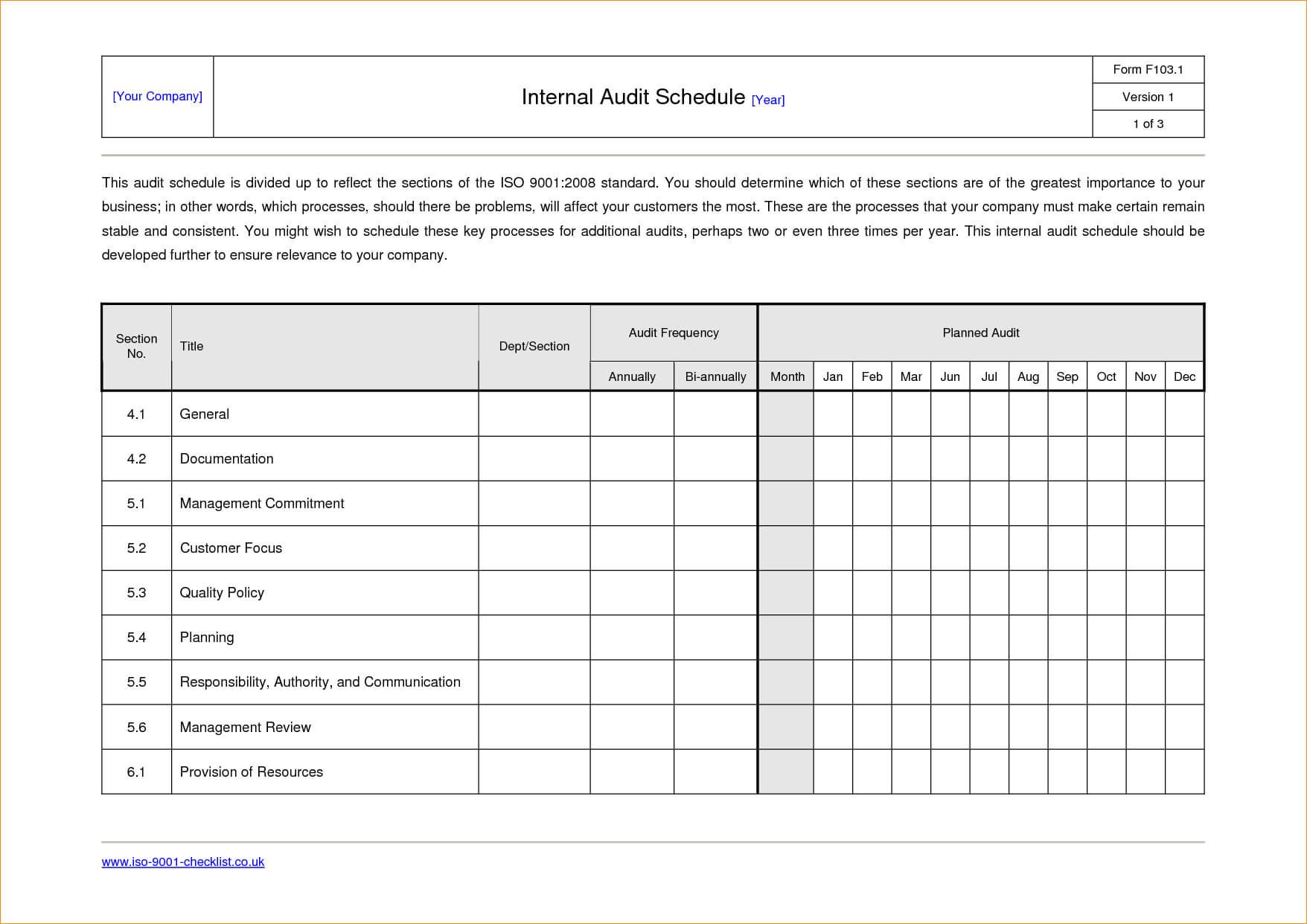 Sample Internal Audit Report Template Call Center Floor For Template For Audit Report