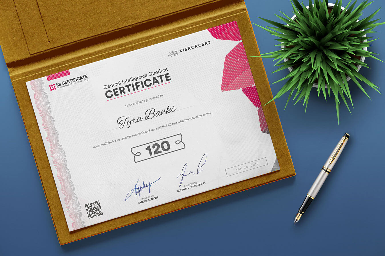 Sample Iq Certificate – Get Your Iq Certificate! Regarding Iq Certificate Template