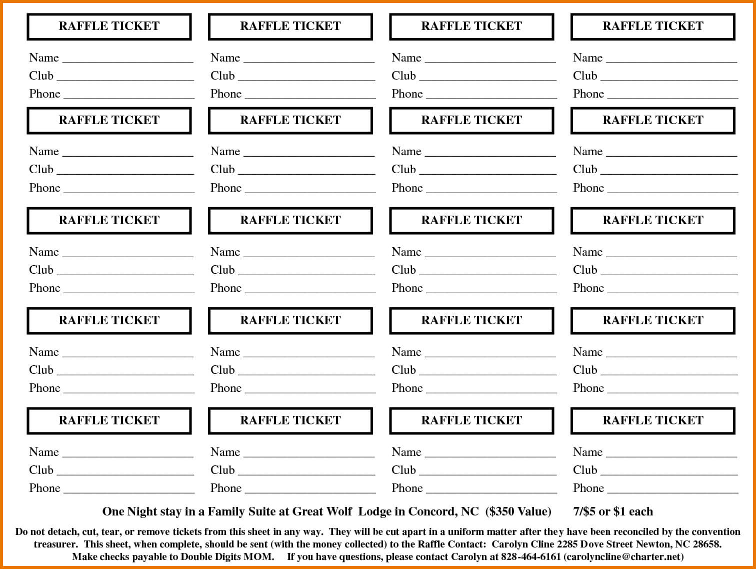 Sample Tickets Template Free Printable Blank Tickets Throughout Blank Admission Ticket Template
