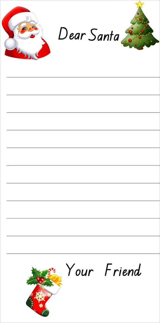 Santa Letter Template Word