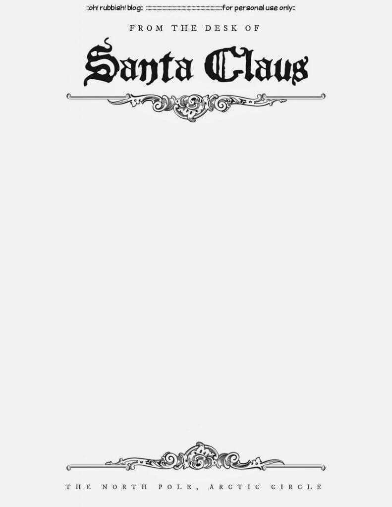 Santa Letter Templates | Christmas | Santa Letter, Santa With Regard To Santa Letter Template Word