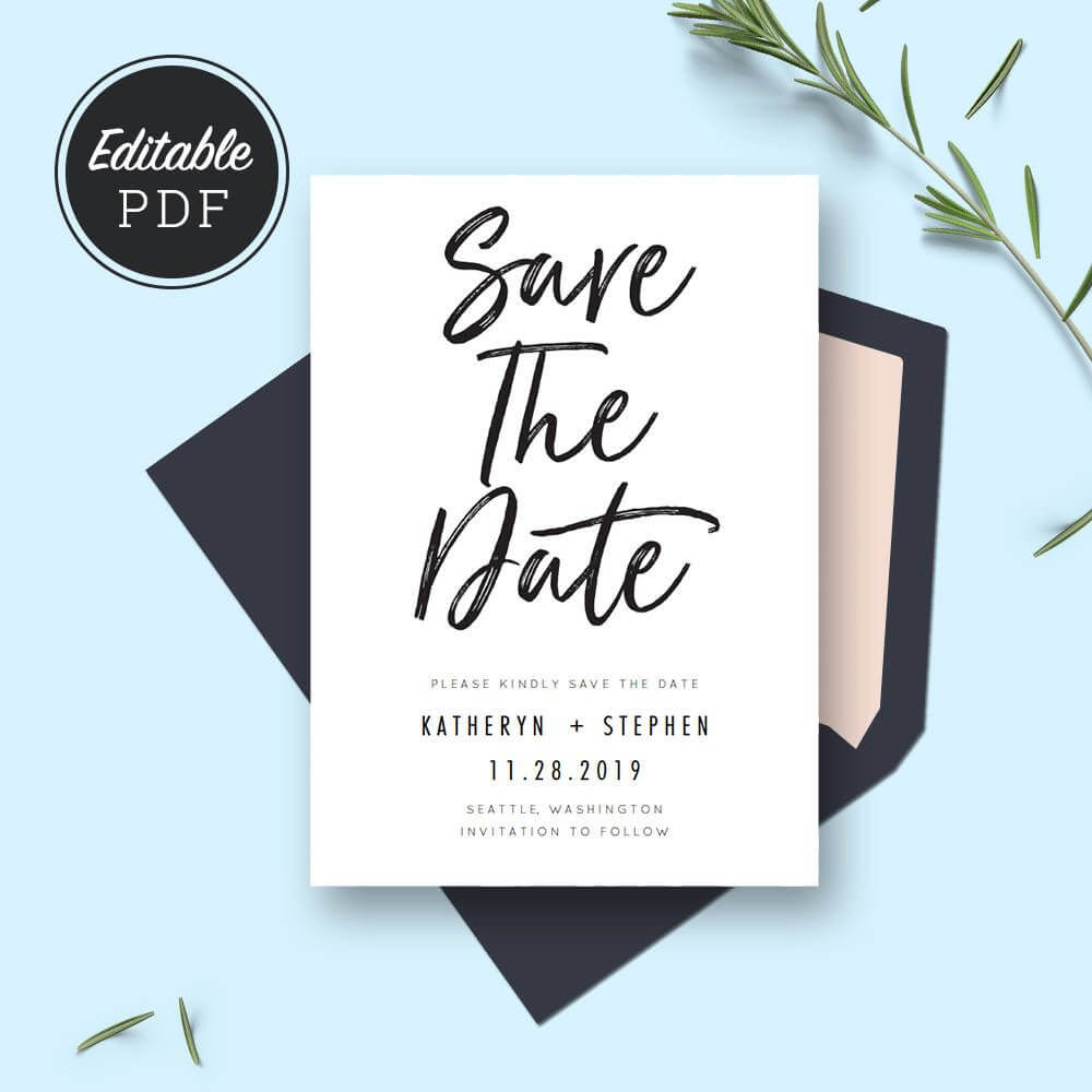 Save The Date Card Templates, Wedding Save The Dates With Regard To Save The Date Cards Templates