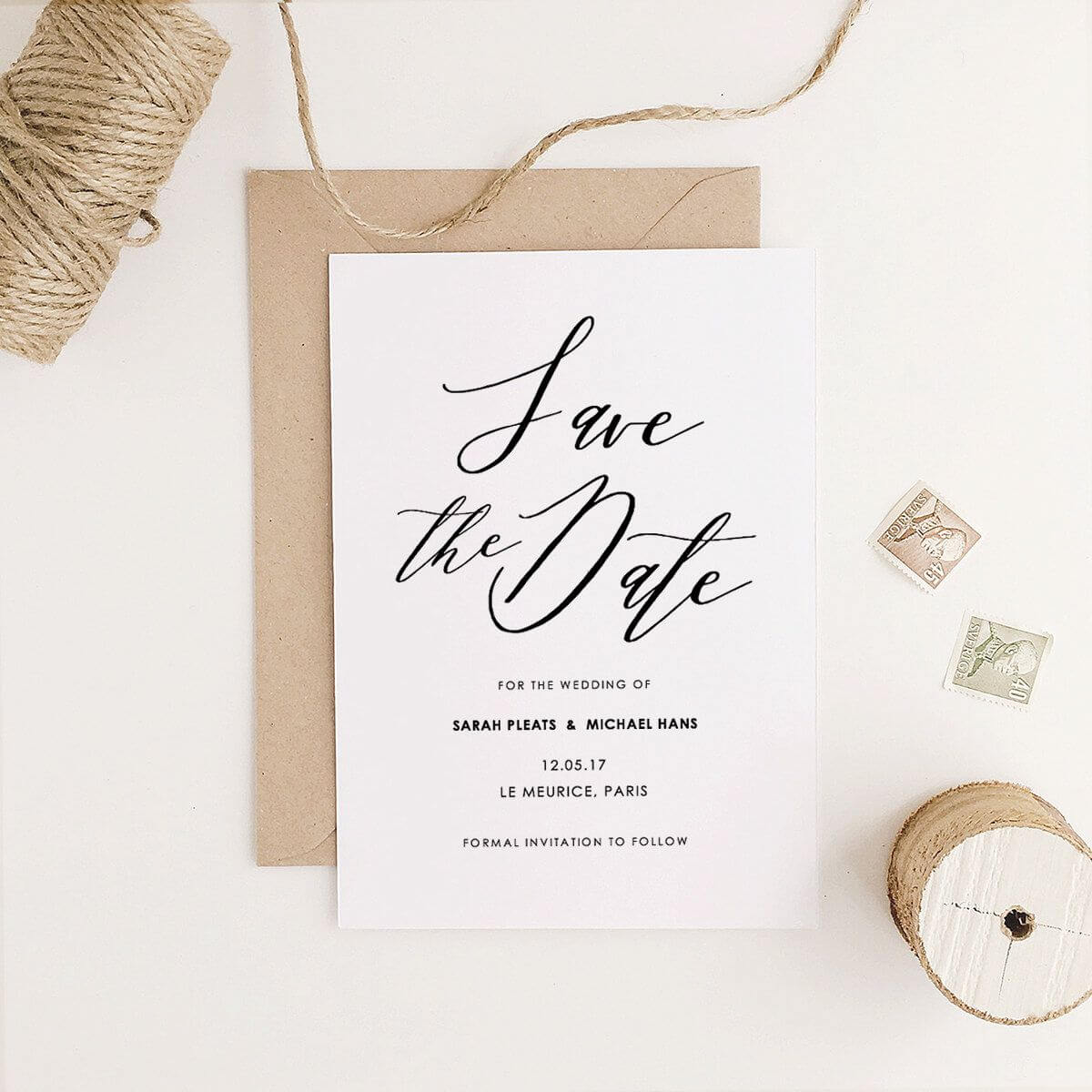 Save The Date Printable Template Editableyou In Word intended for