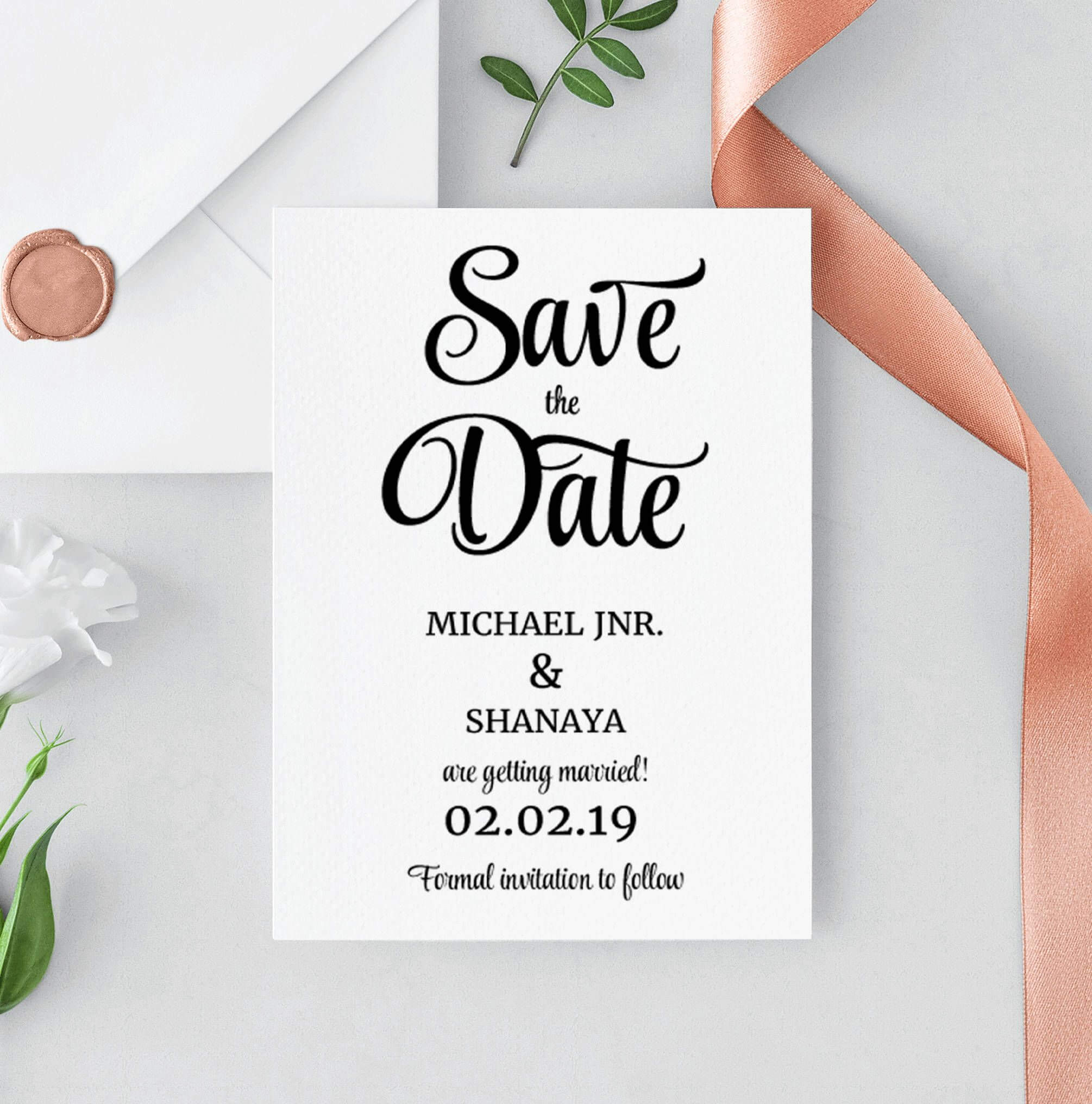 Save The Date Template, Save The Date Printable, Save The With Regard To Save The Date Cards Templates
