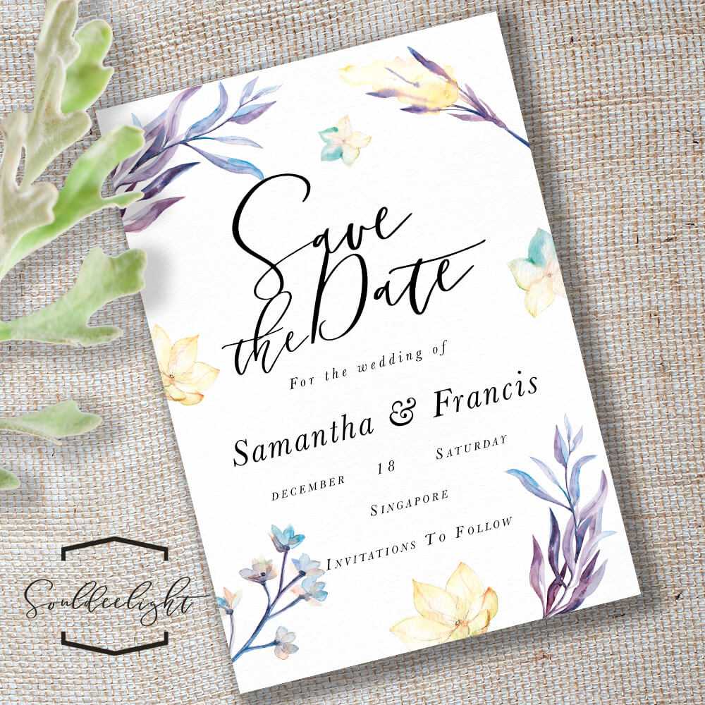 Save The Date With Save The Date Cards Templates