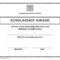 Scholarship Award Certificate Template | Scholarship regarding Scholarship Certificate Template
