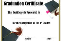 School Graduation Certificates | Customize Online With Or intended for 5Th Grade Graduation Certificate Template